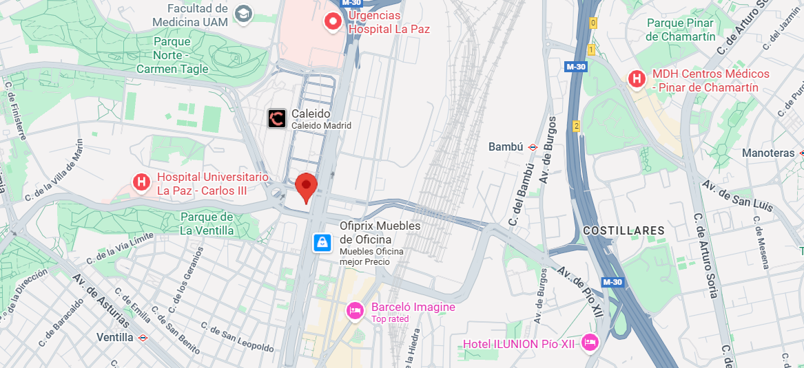 JDWPharm location — Paseo de la Castellana 257, Madrid